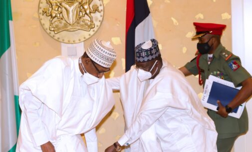 EXTRA: Senate president ‘overthrows’ Buhari’s ADC