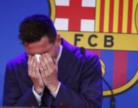 ‘I did everything to stay’ — tearful Messi bids Barcelona farewell