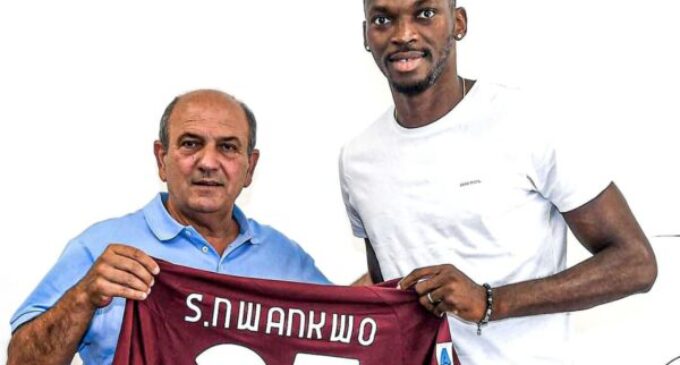 Simy Nwankwo joins newly-promoted Salernitana on loan