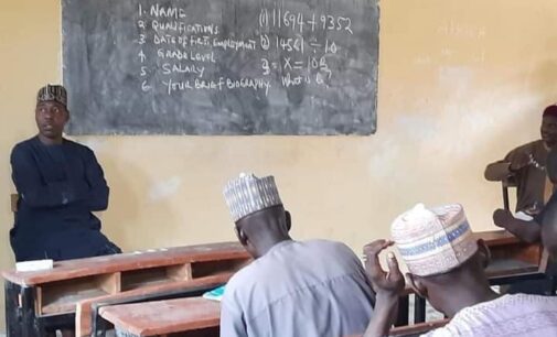 Zulum conducts ‘impromptu’ test for teachers in Borno
