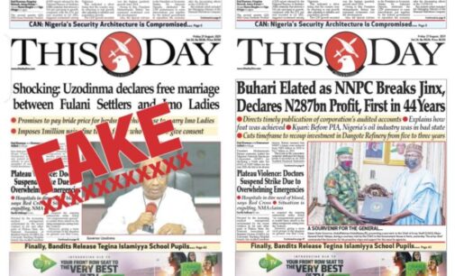 FAKE NEWS ALERT: THISDAY debunks cover story on Uzodimma declaring free marriage