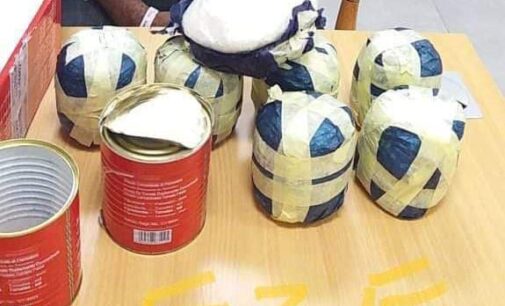 NDLEA intercepts illicit drugs hidden inside tomato paste tins in Lagos
