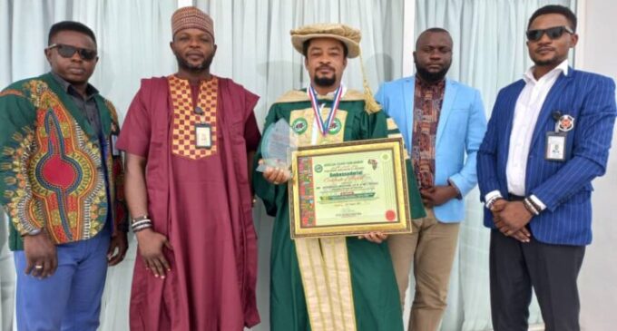 African Youth Parliament honours Shedrach Michael with 2021 leadership award