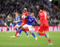 Europa League: Osimhen nets brace as Ndidi sees red in Leicester, Napoli draw