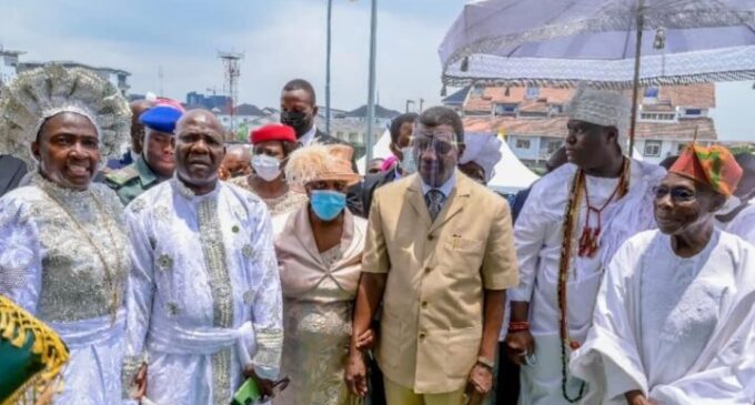 Obasanjo, Adeboye, Ooni in attendance as Esther Ajayi unveils cathedral in Lagos