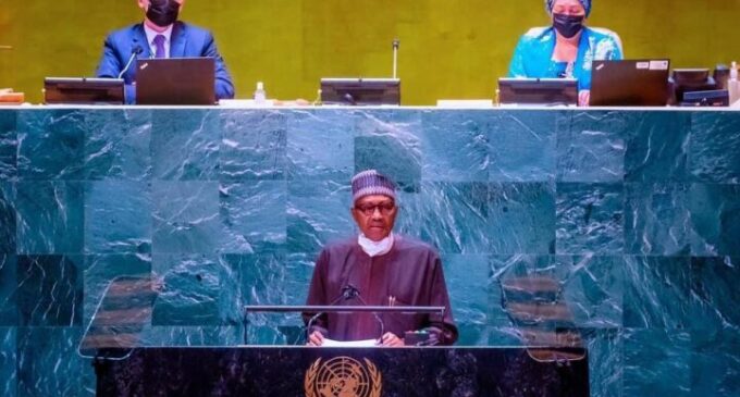 WORD FOR WORD: Buhari speaks on debt relief, illicit arms, vaccine inequity at UNGA