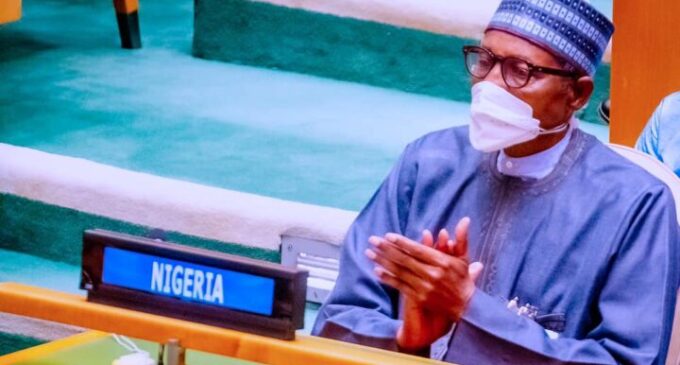 Buhari calls for debt cancellation at UN general assembly