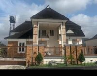 PHOTOS: ‘Okon Lagos’ flaunts his newly built mansion