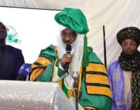 PHOTOS: Sanusi inaugurated as Kaduna varsity chancellor