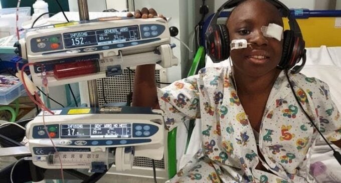 Nigerian boy cancer-free after UK newspaper readers raised £216k for treatment