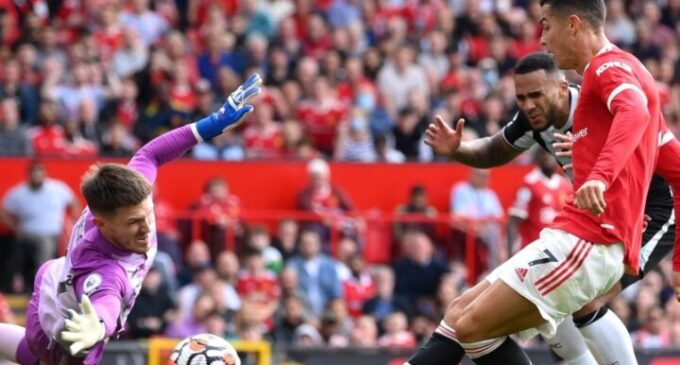 EPL results: Ronaldo scores brace as Man United go top of table