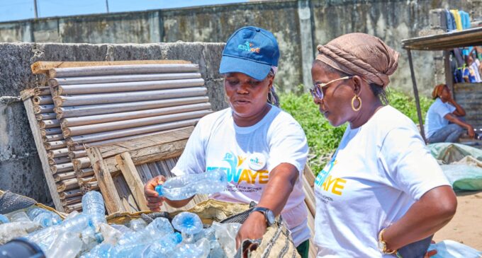 WATCH: How 2.5m tonnes of plastic waste changed the lives of 2000 women and children in Lagos