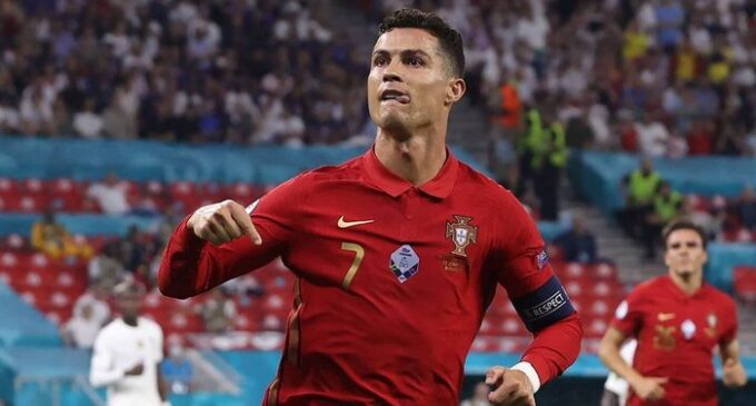 Ronaldo breaks men’s international scoring record against Ireland