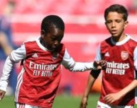 PHOTOS: Arsenal signs 9-year-old Munir Sada from Nigeria