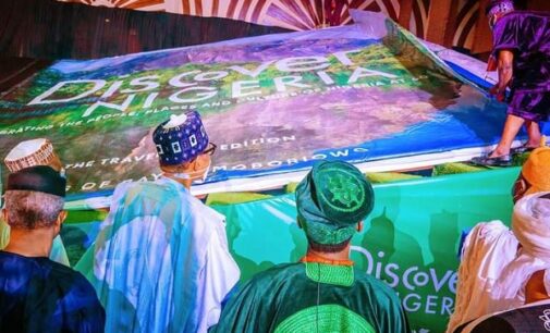 PHOTOS: Buhari unveils ‘world’s largest photobook’ on Nigeria’s history