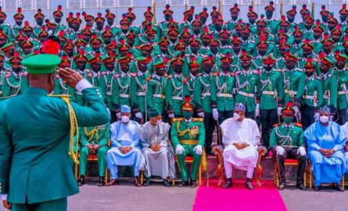PHOTOS: Buhari, el-Rufai, Lawan attend passing-out parade of NDA cadets