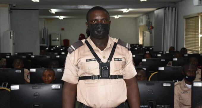 FRSC unveils body cameras for patrol operations