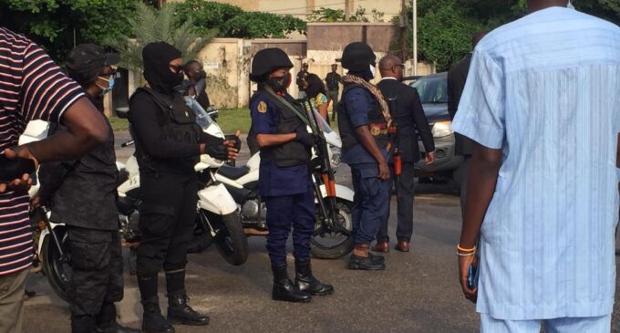 DSS, police, army surround court in Abuja for Nnamdi Kanu’s trial