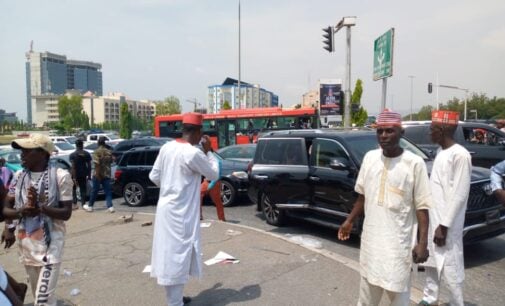 PHOTOS: Tight security as delegates arrive Eagles Square for PDP national convention