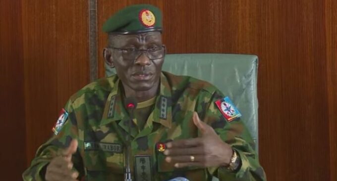 Irabor says military has no plan for coup, warns politicians against tempting officers
