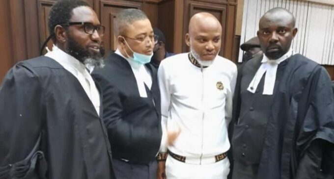 ‘I cannot release him’ — Buhari asks Nnamdi Kanu to defend himself in court
