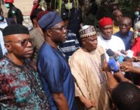 ‘We’re hopeful he’ll return to our party’ — four PDP governors visit Mimiko