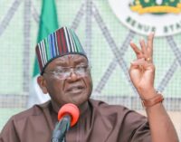 Ortom to Benue residents: Confront your attackers… crying for help no longer fashionable