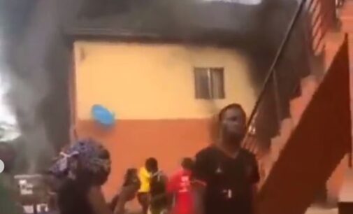 VIDEO: Moment gas exploded while UNIZIK student was on Facebook live