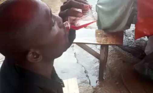 UNDERCOVER: How Lagos RRS officers drink ‘paraga’, play ‘Baba Ijebu’ while on duty (video)