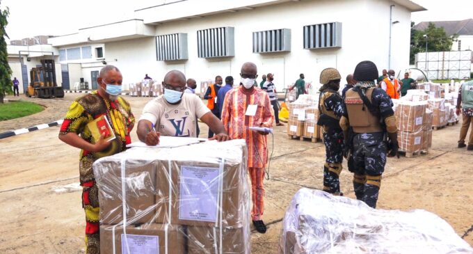 PHOTOS: INEC begins distribution of electoral materials to 21 LGAs in Anambra