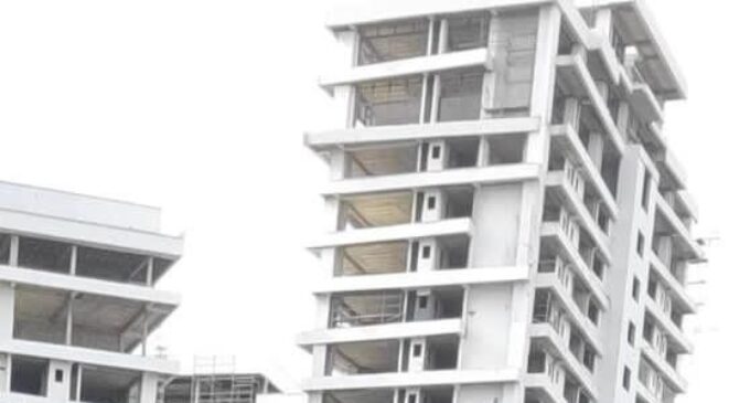 EXCLUSIVE PHOTO: Ikoyi building days before it collapsed