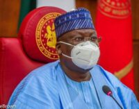 Lawan: National assembly will pass 2022 budget before Christmas