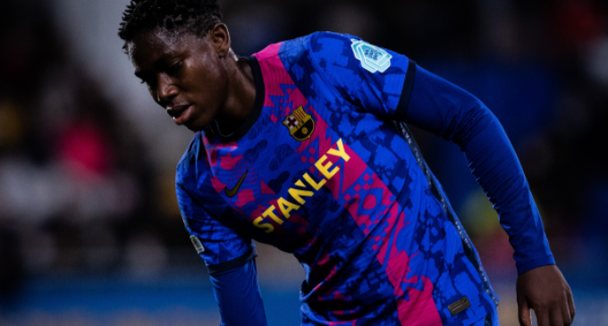 Oshoala out for two months with knee injury