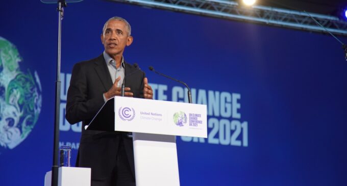 Climate change: You have the power to make politicians sit up, Obama tells youths at COP26