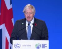 COP26 marks beginning of the end of climate change, says Boris Johnson