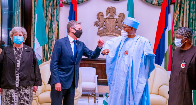 PHOTOS: Blinken, US secretary of state, meets with Buhari in Aso Rock