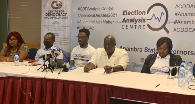 CDD: Fake news, fear of federal might caused voter apathy in Anambra poll