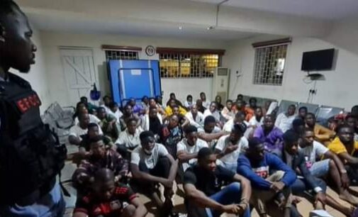 EXTRA: EFCC arrests 60 suspects at ‘yahoo boys award night’ in Ogun