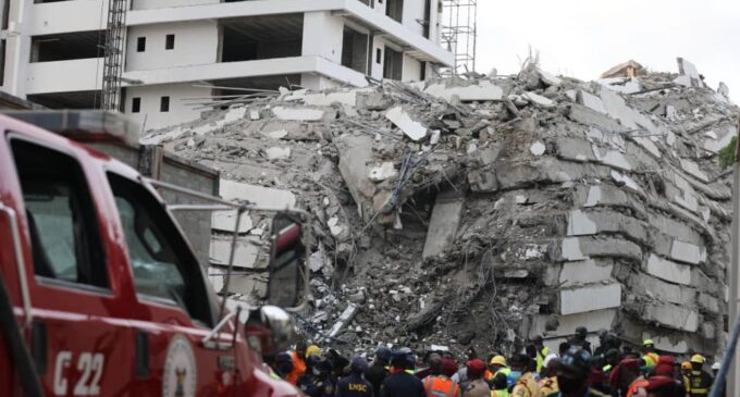 Five dead, three rescued from collapsed building in Lagos