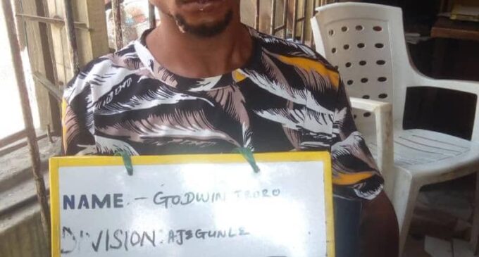Police arrest man for ‘raping’ friend’s 10-year-old daughter in Lagos