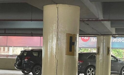 ‘It’s not a crack’ — Bi-Courtney reacts to photo of slit in MMA2 parking lot pillars