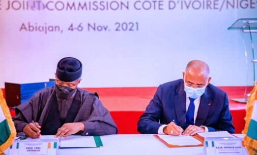 Osinbajo: Nigeria, Cote d’Ivoire must strengthen economic ties to reduce youth migration