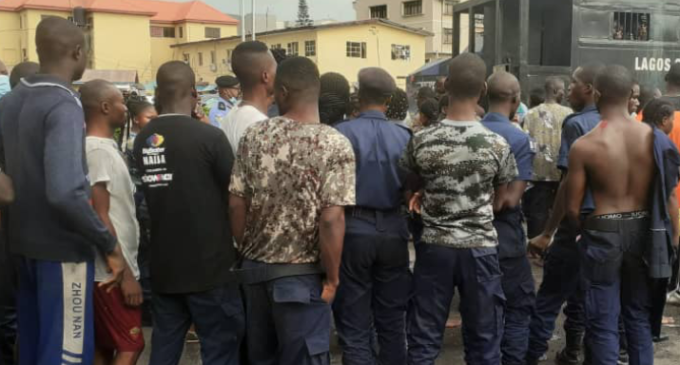 Police raid ‘illegal’ merchant navy camp in Lagos, arrest 107 trainees