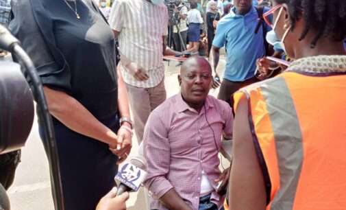 ‘My teenage son came from Abuja to work… he’s trapped in collapsed building’