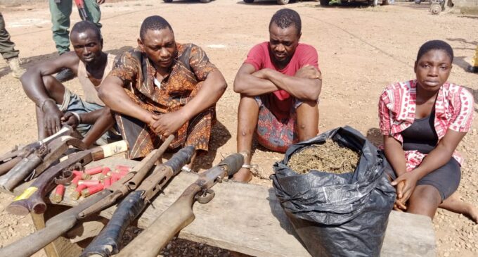 Police arrest ‘kidnappers’ in Ekiti, recover guns, ammunition