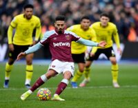 EPL results: Man City beat Watford as Chelsea lose to West Ham