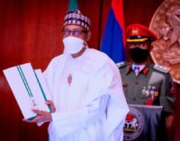 ‘6,576 new projects, reduction of police allowance’ — Buhari laments alterations in 2022 budget