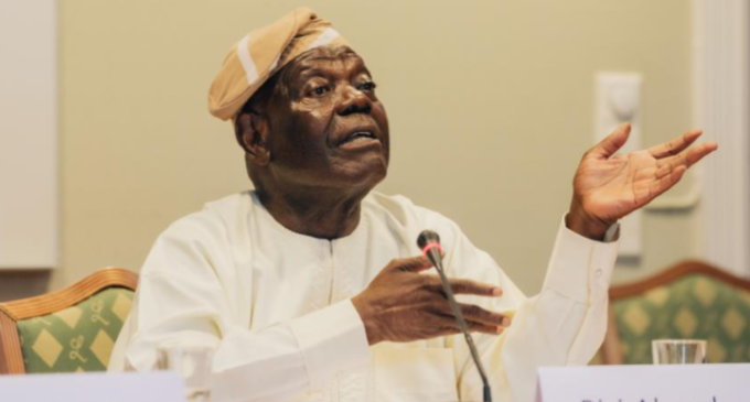 ‘He’s a very wise man’ — Buhari hails Bisi Akande on 85th birthday
