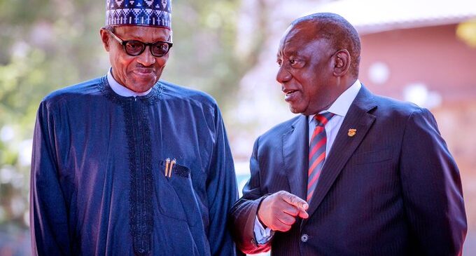 Buhari to Ramaphosa: We need to end unhealthy competition between Nigeria, S’Africa