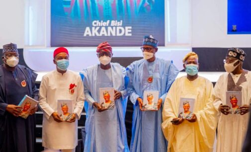 PHOTOS: Buhari, Tinubu, Lawan attend Bisi Akande’s book launch